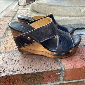 Bed Stu Olea wedge sandals size 7